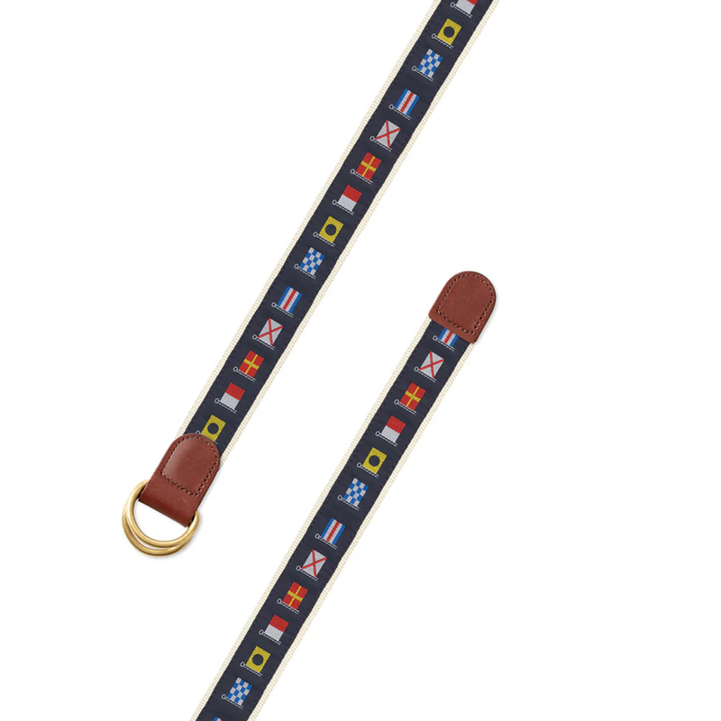 Nautical Flags D-Ring Belt