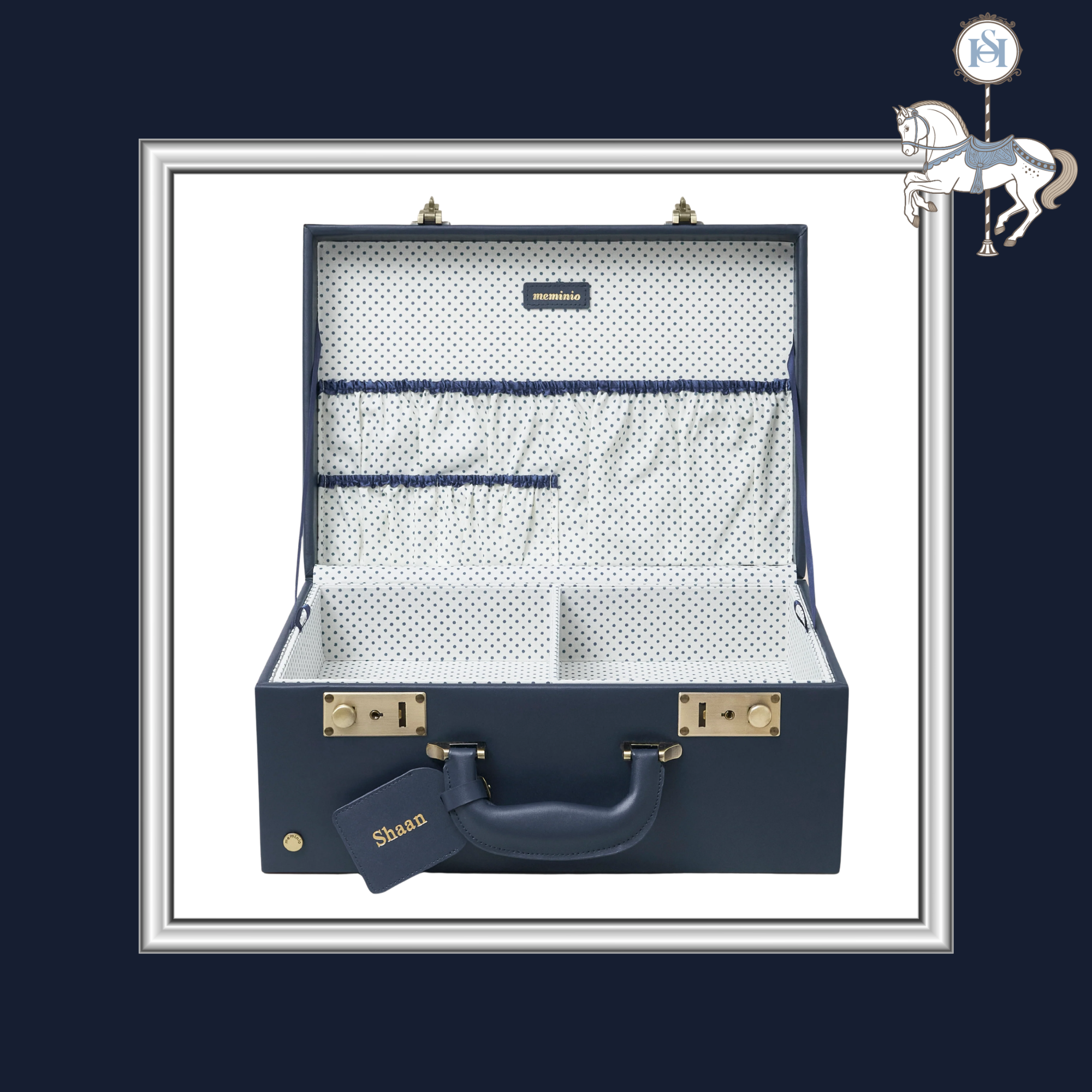 CLASSIC NAVY MEMORY CASE | Nº 3 Baby & Child