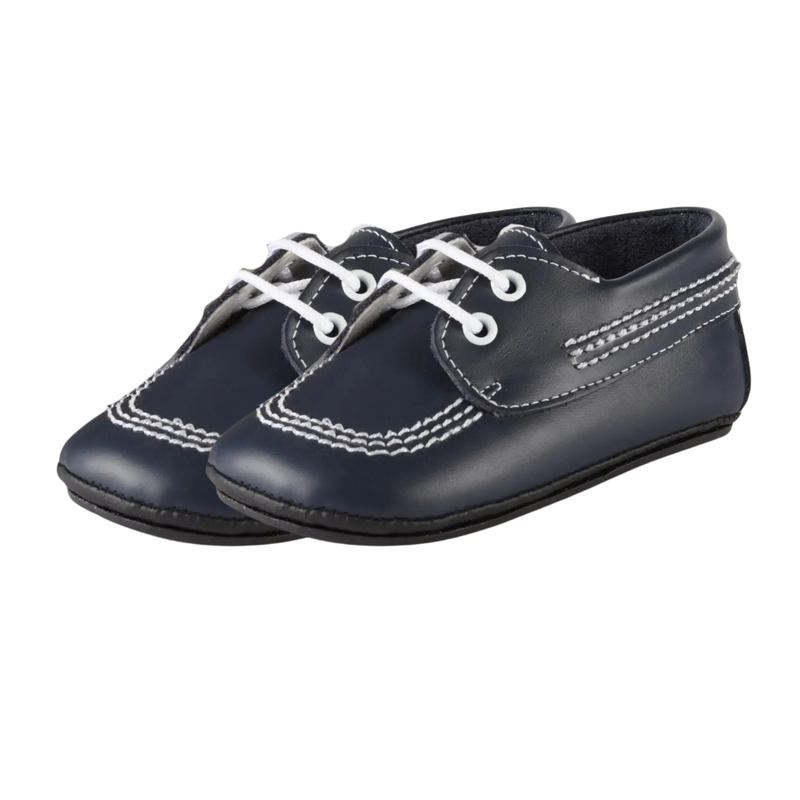 Navy Baby Boat Shoes