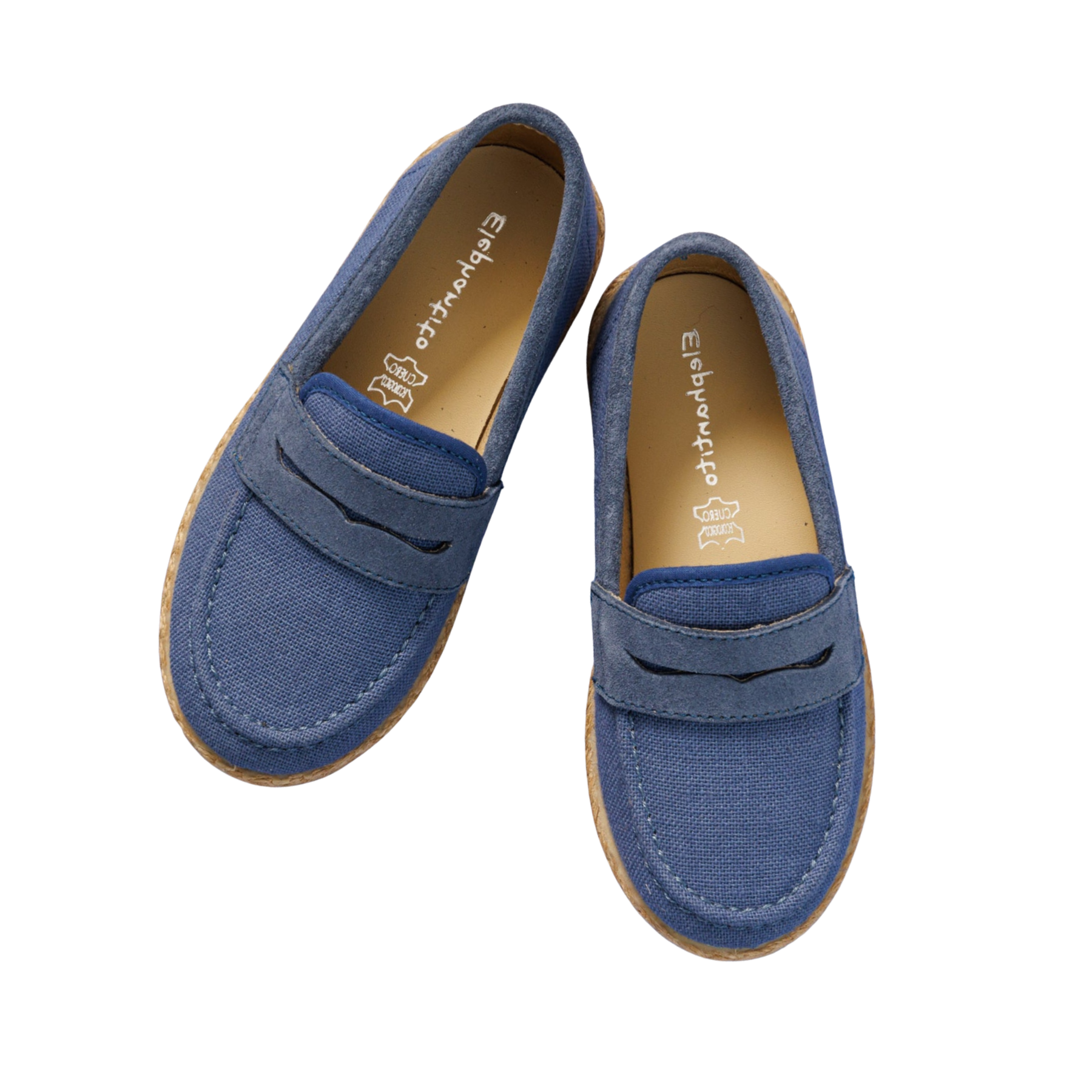 NAVY ESPADRILLE LOAFER | Elephantito