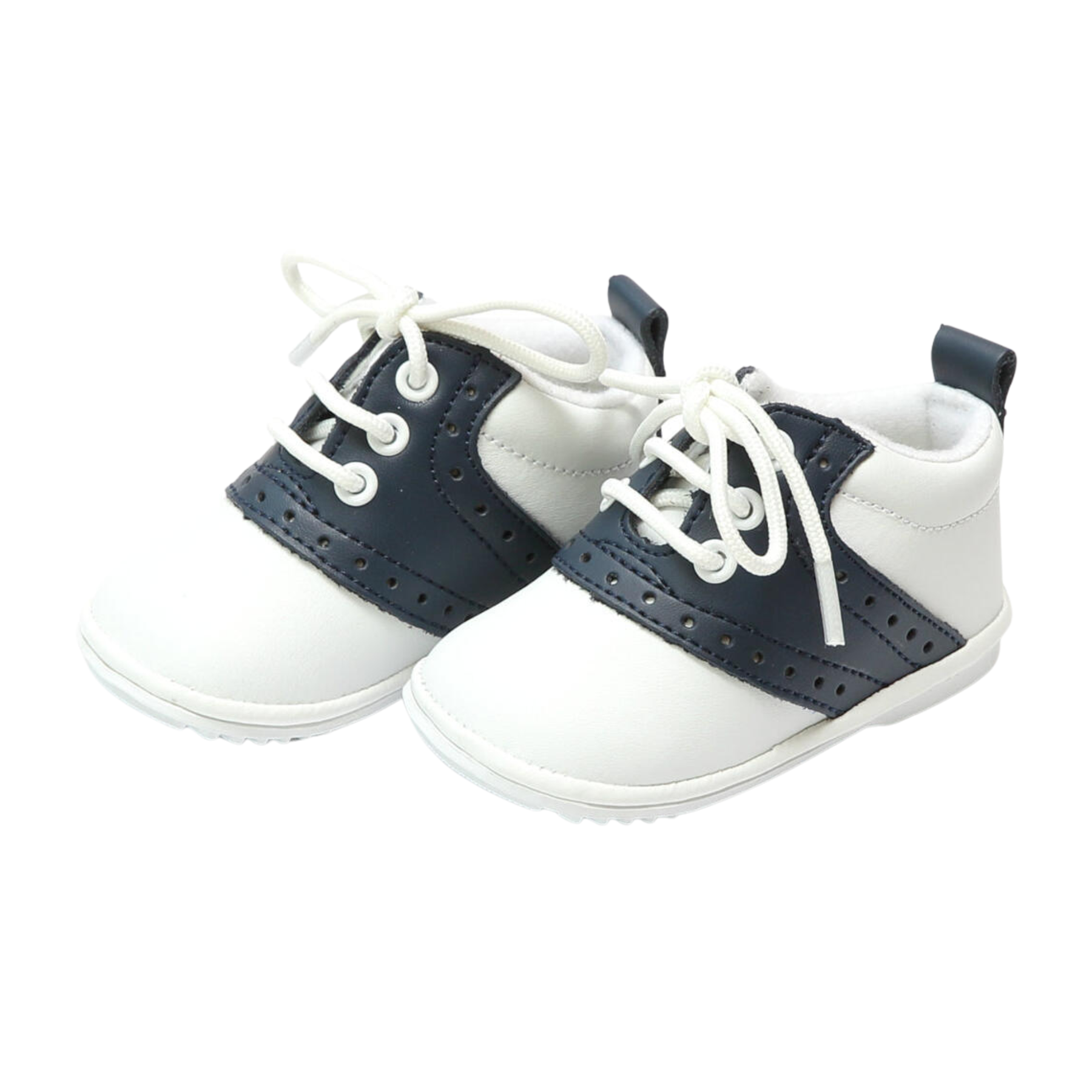 AUSTIN NAVY SADDLE OXFORD BABY SHOES | L'Amour