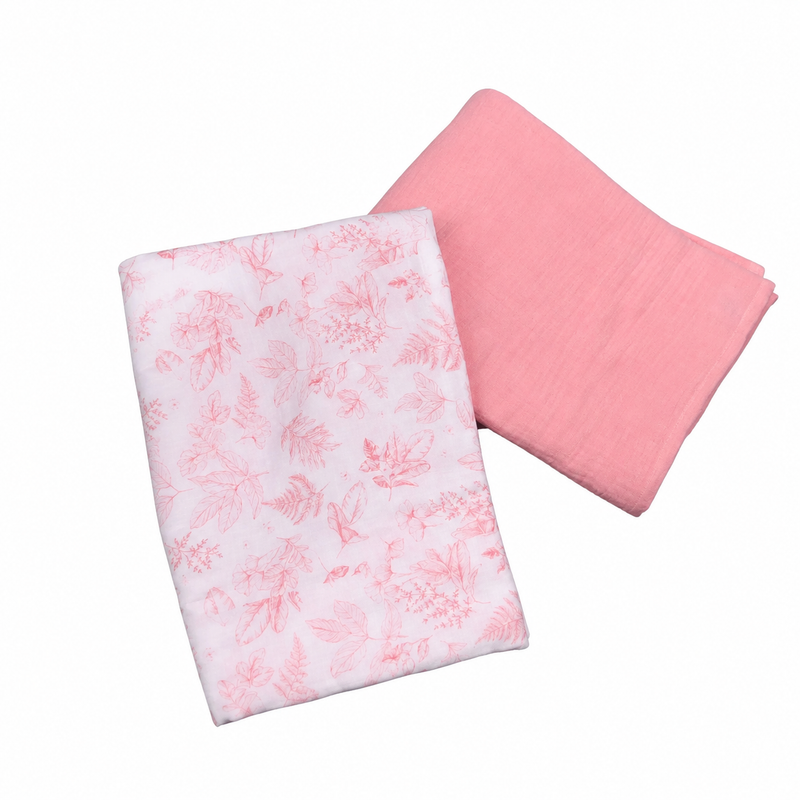 ROSE PETAL TOILE DE JOUY SWADDLE SET