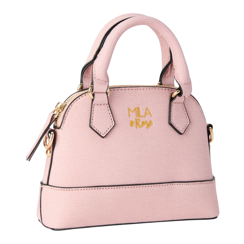 Light Pink Shimmer Crossbody Bag