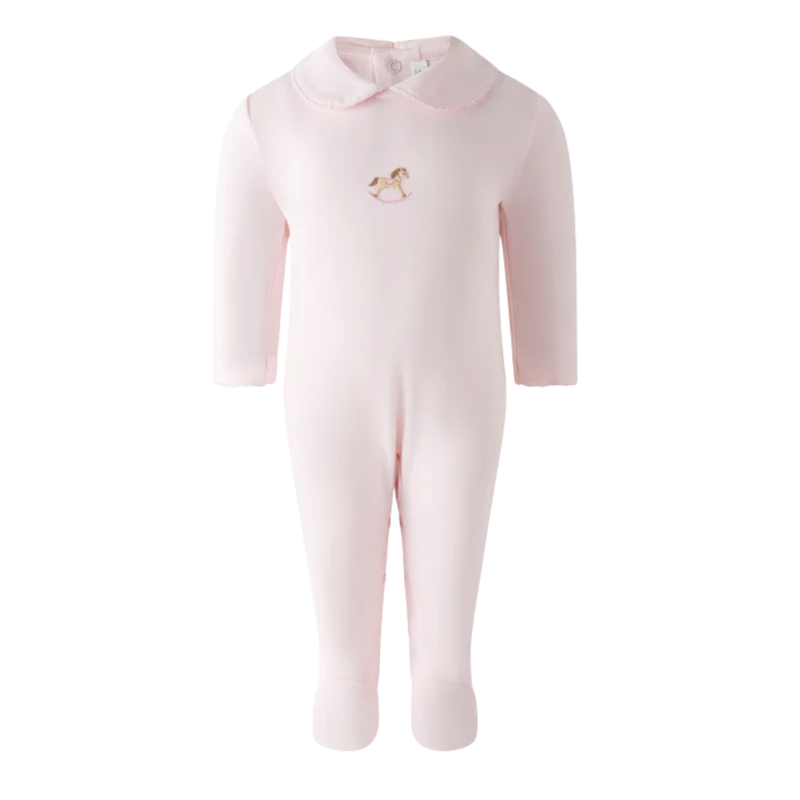 PIMA PINK ROCKING HORSE FOOTIE