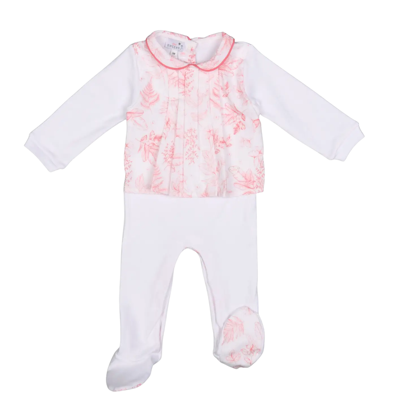 ROSE PETAL TOILE DE JOUY BABIE ALL-IN-ONE