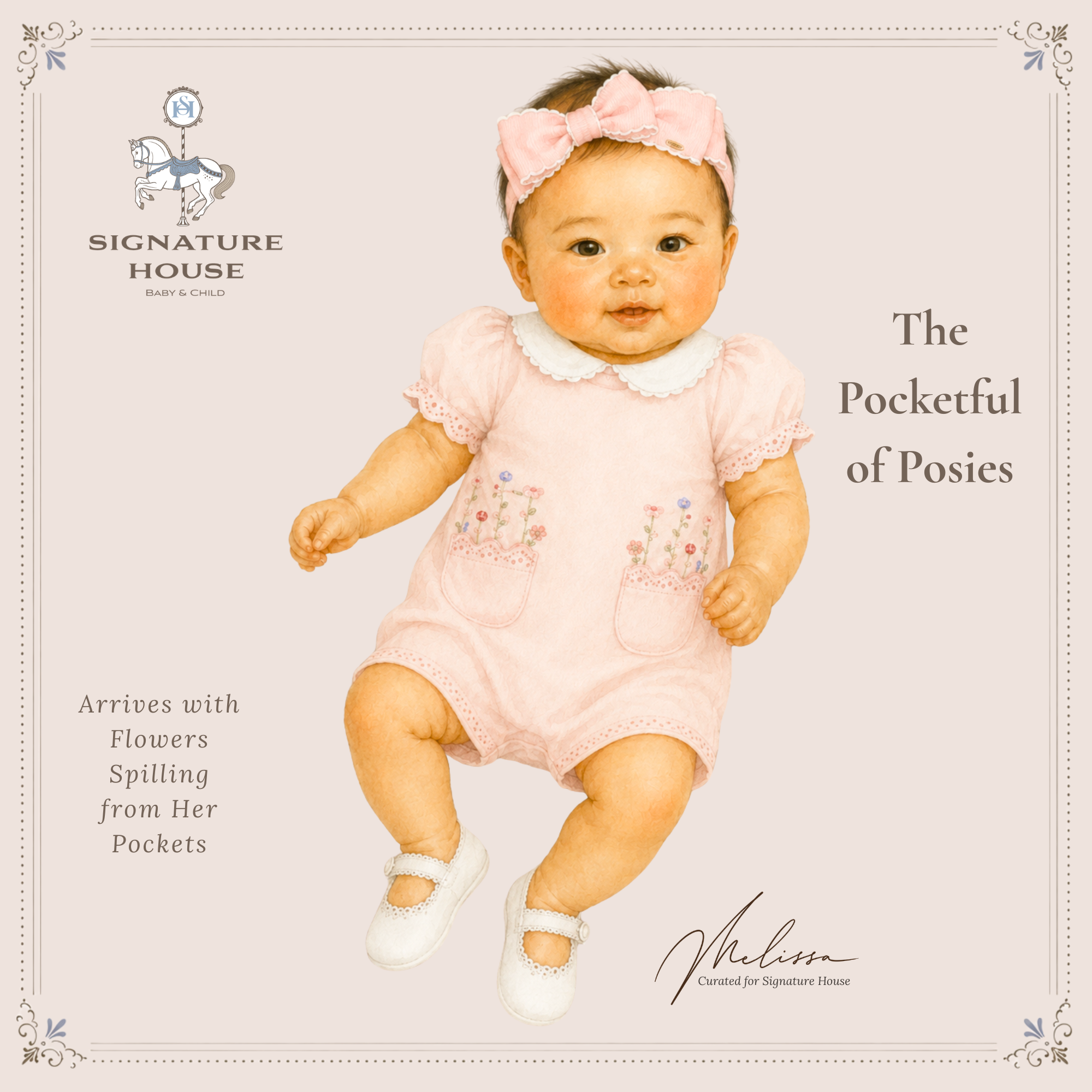 THE POCKETFUL OF POSIES | Newborn Girl | Nº 3 Baby & Child