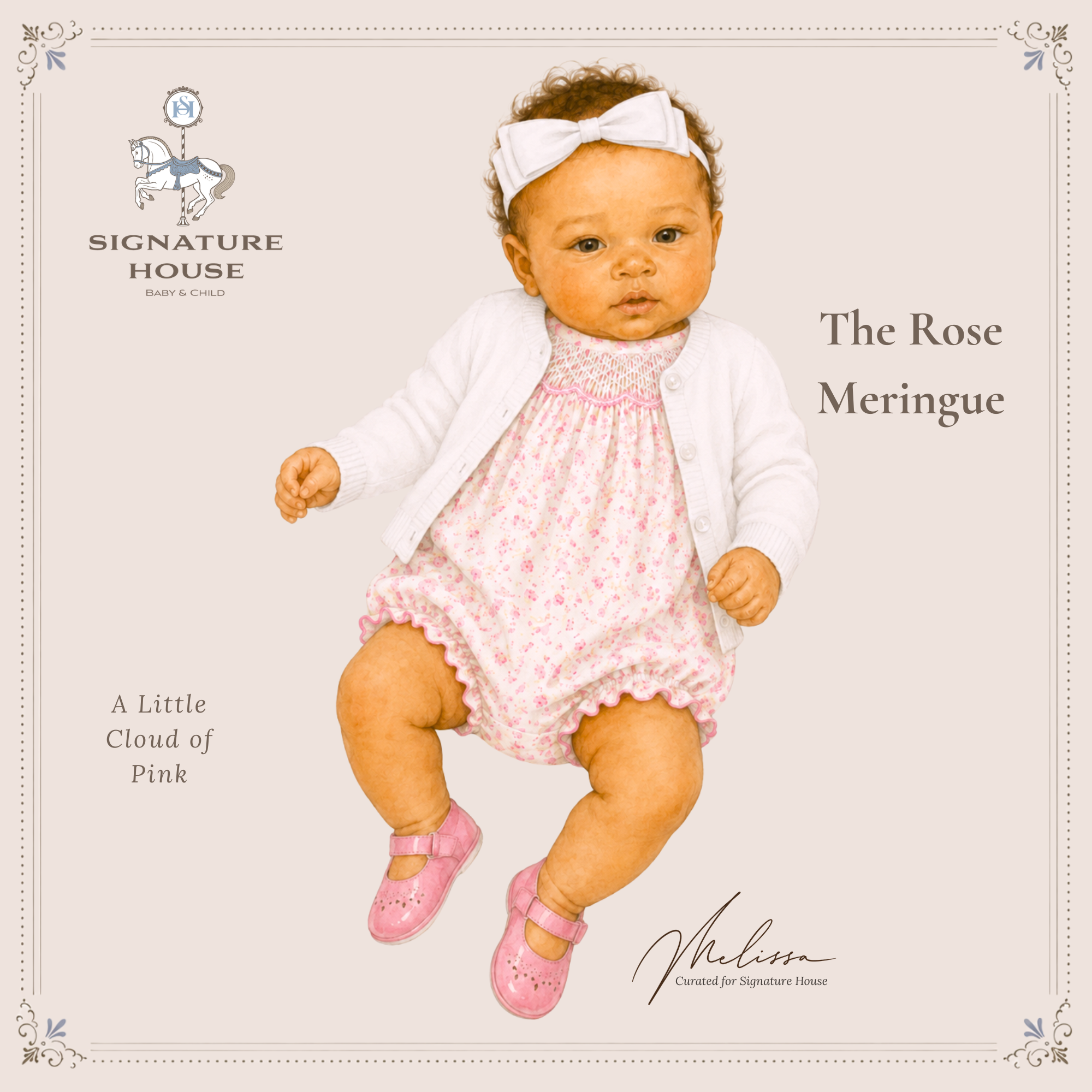 THE ROSE MERINGUE | Baby Girl