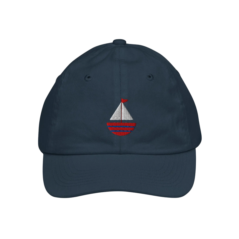 SAILBOAT BASEBALL CAP NAVY