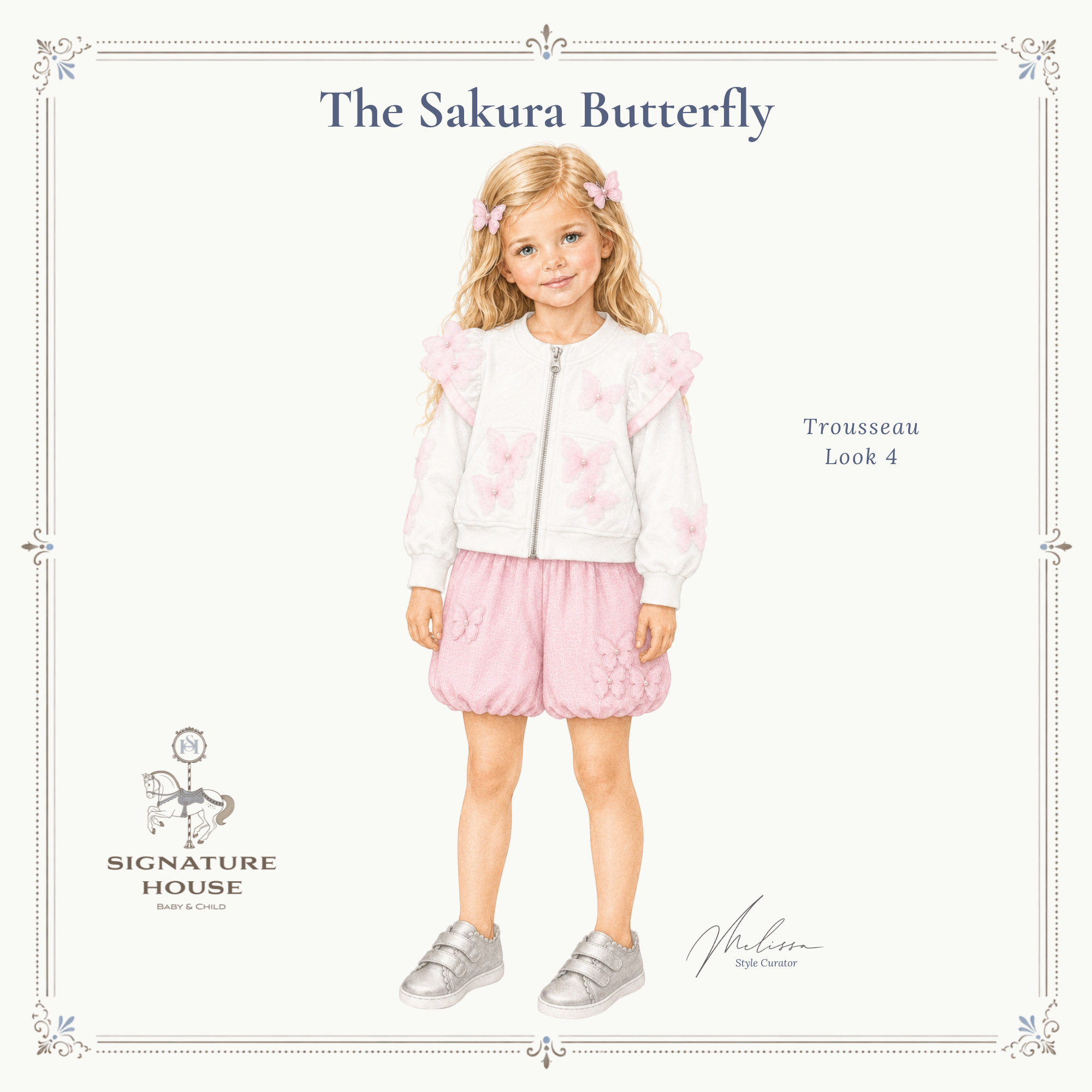 THE SAKURA BUTTERFLY TROUSSEAU | GIRL