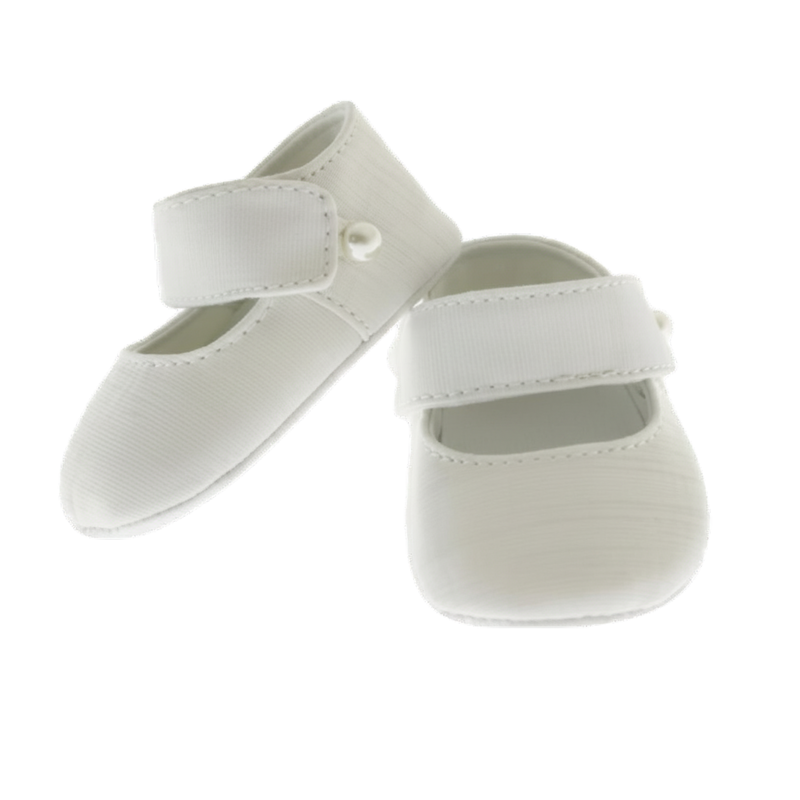 SILK SHANTUNG BABY SHOES