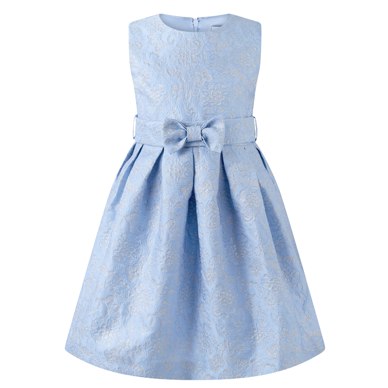 Blue Damask Party Dress
