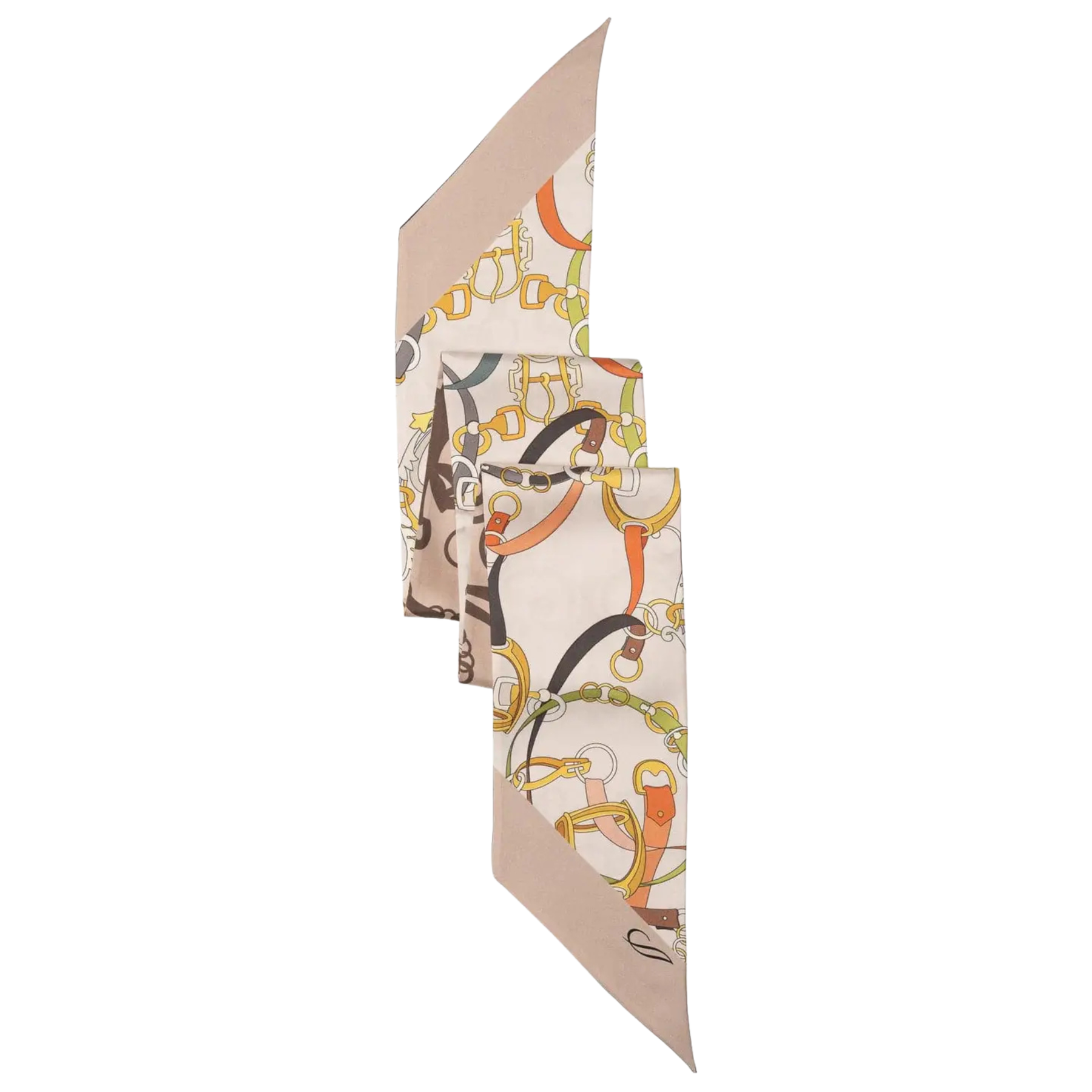 SILVIA SKINNY SILK SCARF | Elizabetta