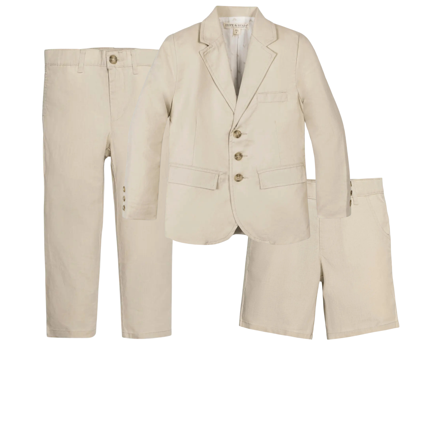 LINEN 3-PIECE SUIT | Hope & Henry