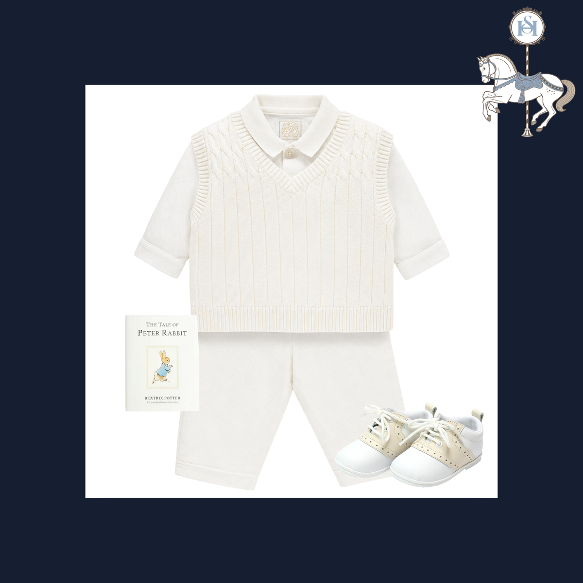 THE STONELEIGH | Newborn Boy 3-Piece Ensemble | Nº 3 Baby & Child