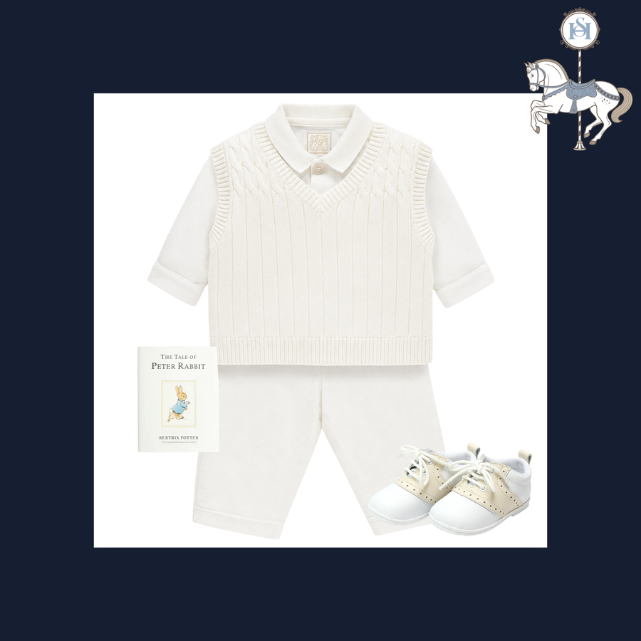 THE STONELEIGH | Newborn Boy 3-Piece Ensemble | Nº 3 Baby & Child