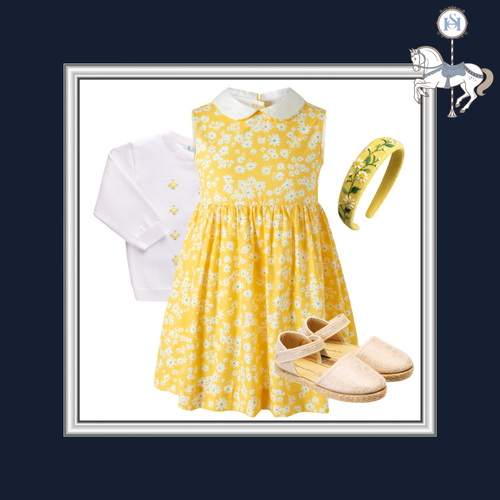 THE DAISY | Girl Floral Dress Ensemble | Nº 3 Baby & Child