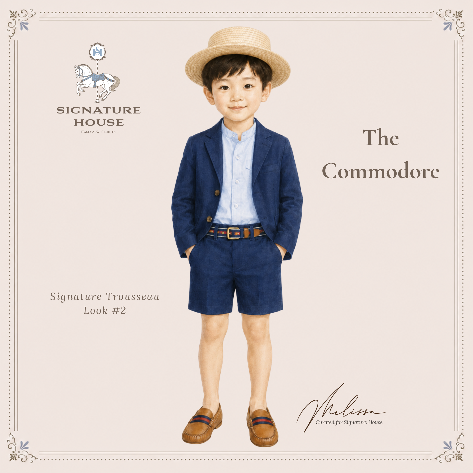 THE COMMODORE BOY | Signature Trousseau | Nº 3 Baby & Child