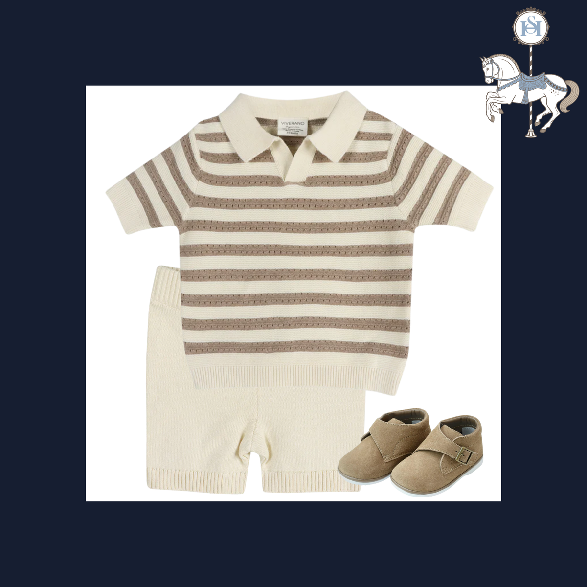 THE WHITBY | Newborn Boy Knit 2-Piece Ensemble | Nº 3 Baby & Child