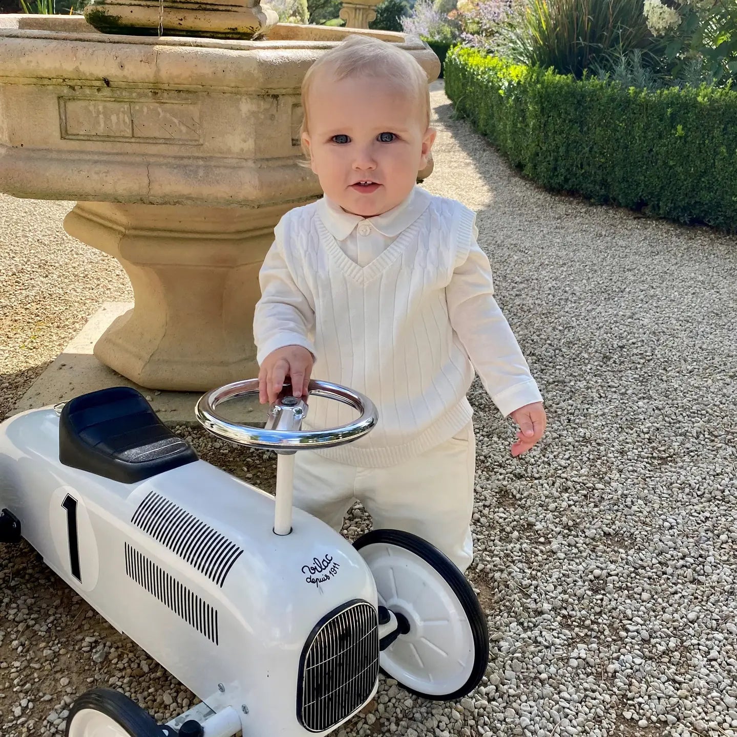 THE STONELEIGH | Baby Boy 3-Piece Ivory Ensemble | Nº 3 Baby & Child