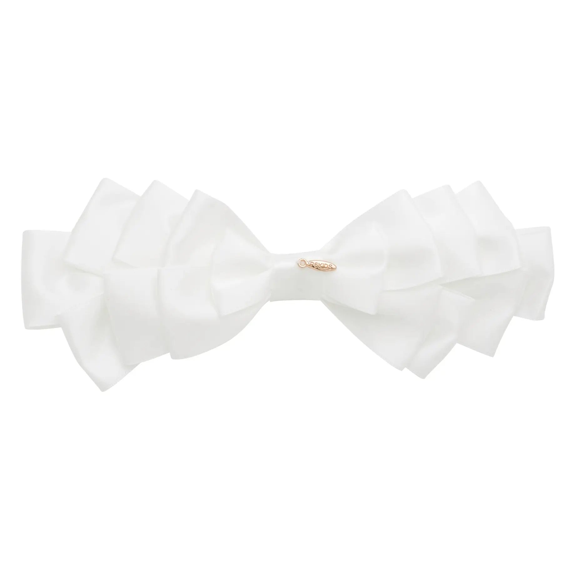 PLEATED SATIN BOW HEADBAND | Project 6 NY Kids
