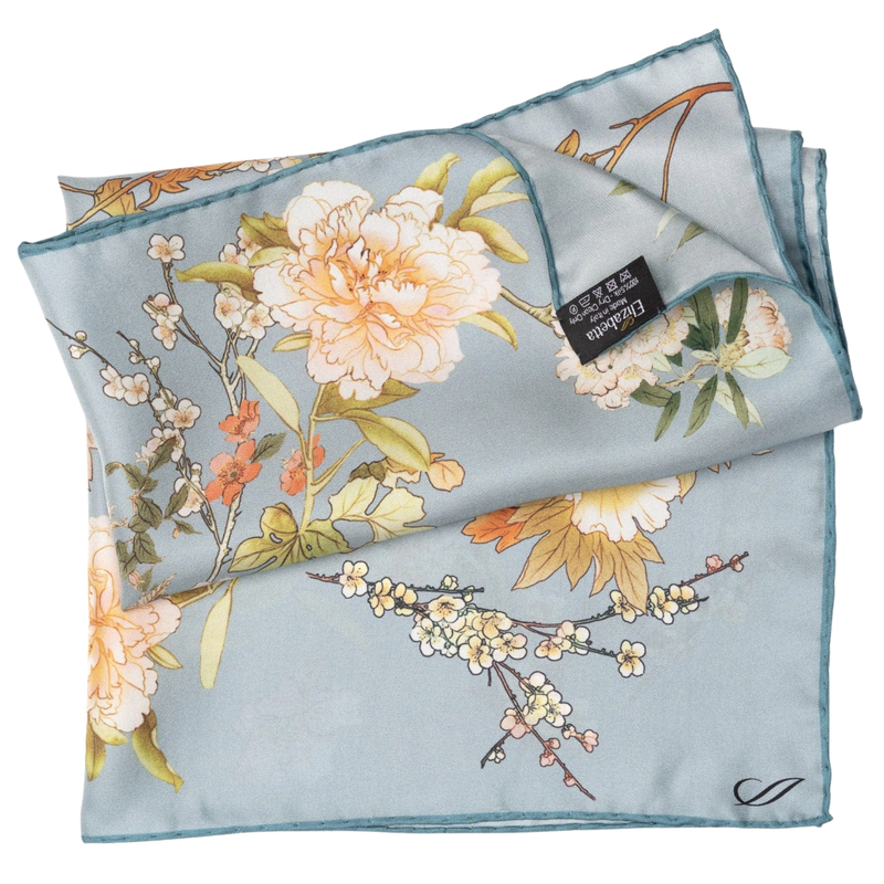 CARINA SILK BANDANA POWDER BLUE