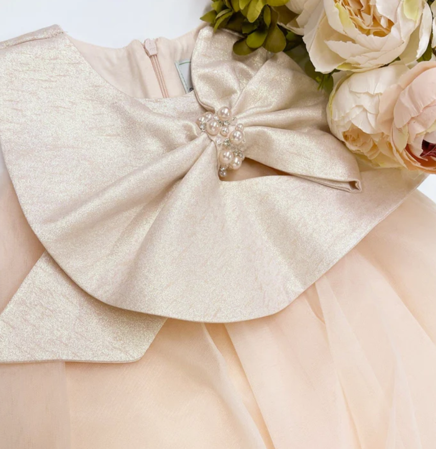 THE GILDED PEACH | Girl Tulle Dress Ensemble | Nº 3 Baby & Child